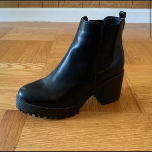 Lug Sole Ankle Boots